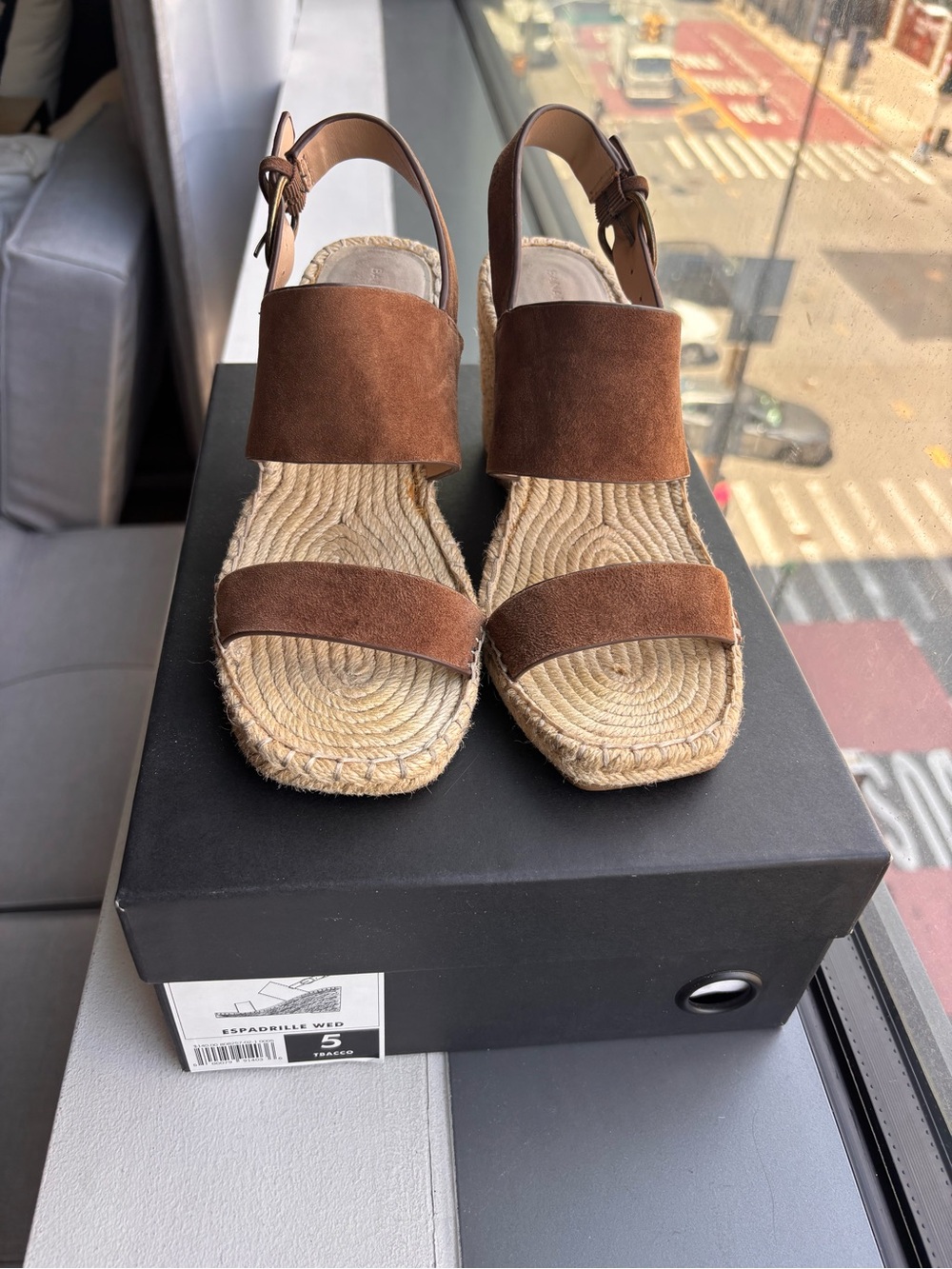 Banana Republic ESPADRILLE WEDGE SANDAL - Picture 9 of 11